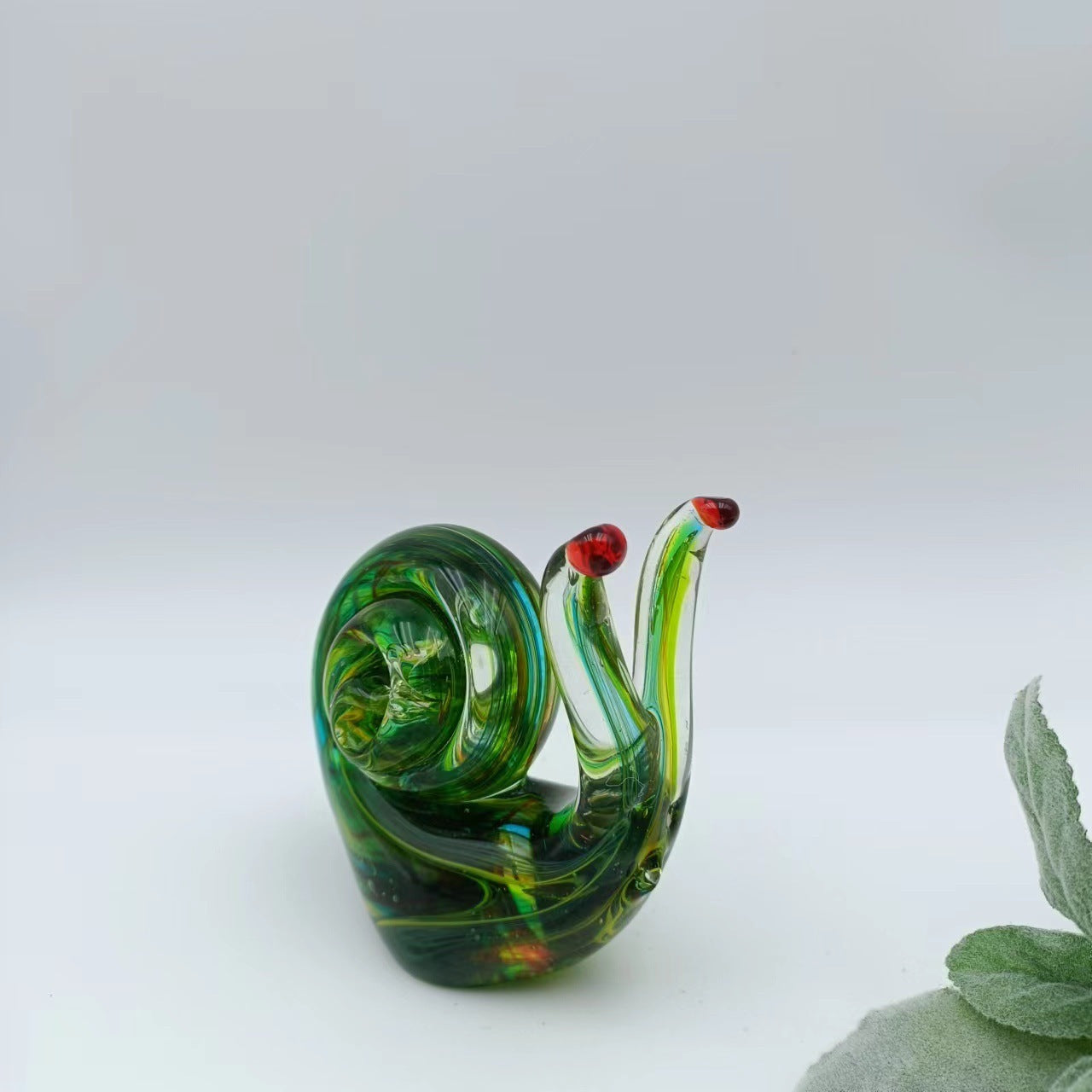 Creative Glass Animal Snail Home Decoration