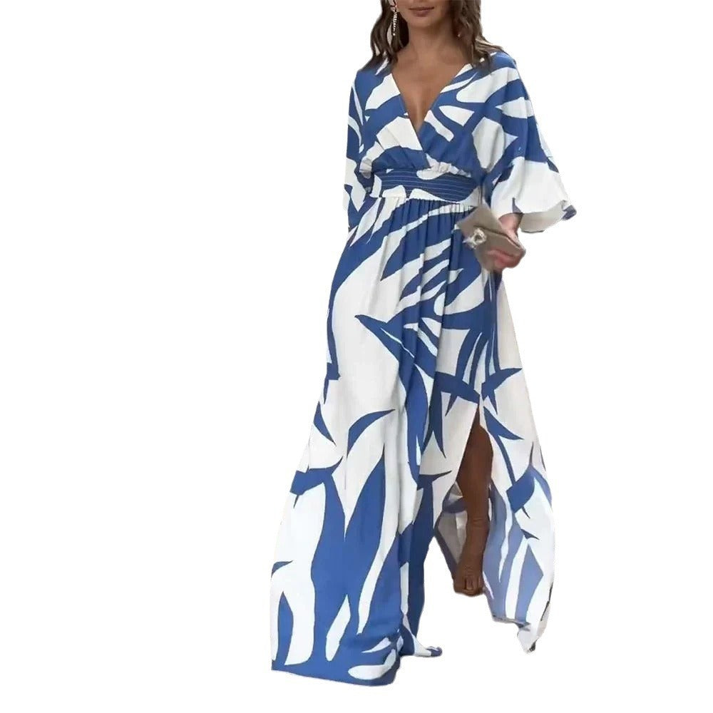 Robe ample imprimée pour femme