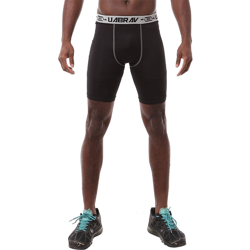 Sports Tight Shorts High Elastic Pro Running Stretch Workout Pants