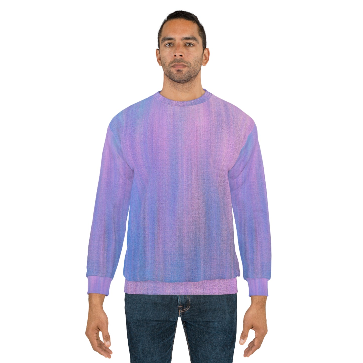 Bleu &amp; Violet Métallisé - Sweat-shirt unisexe Inovax