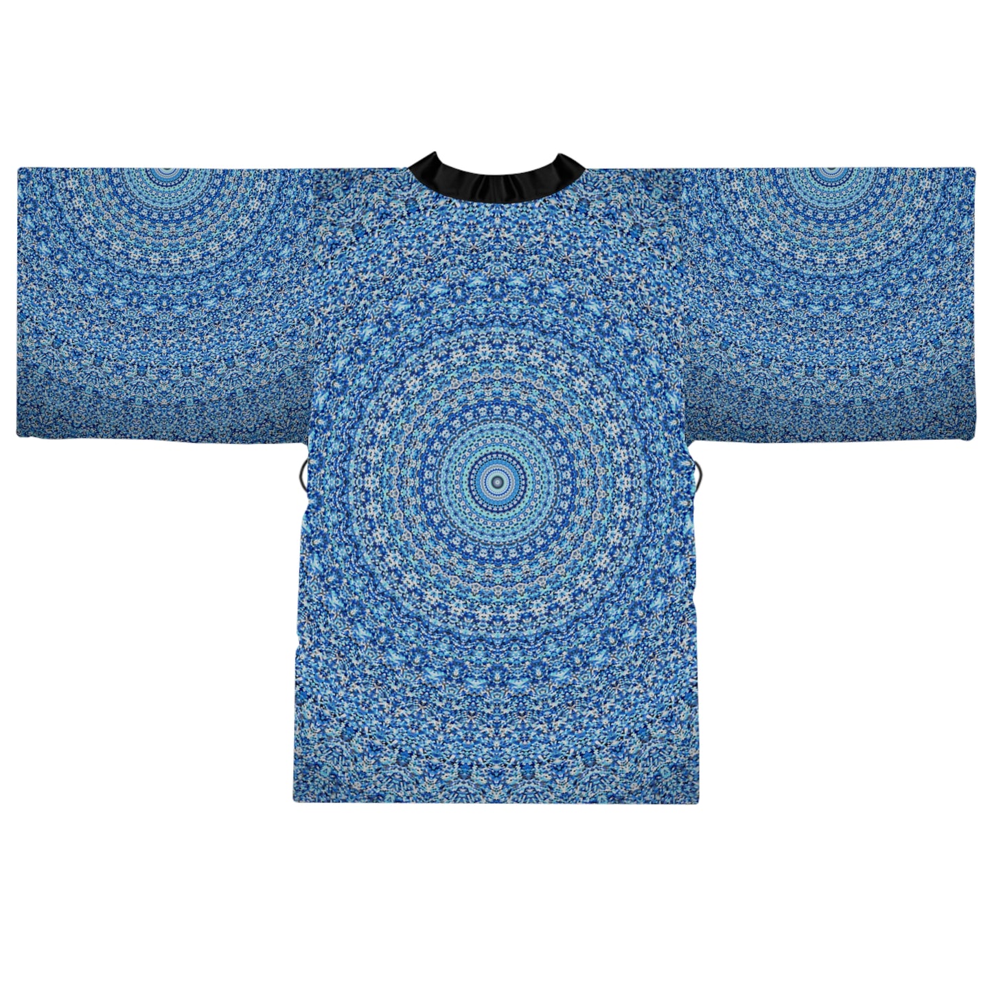 Mandala bleu - Robe kimono à manches longues Inovax