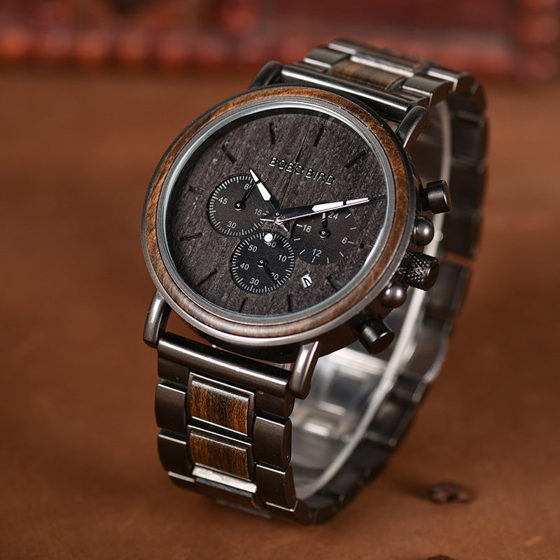 Men's wooden watch