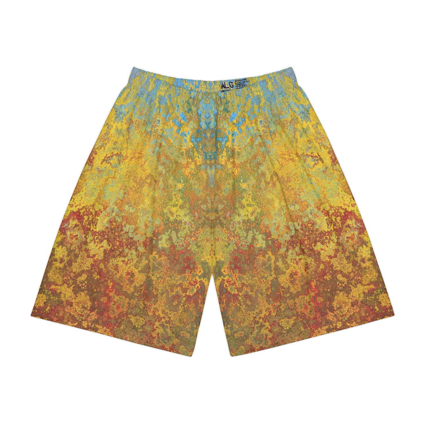 Gold and blue spots - Inovax Men’s Sports Shorts