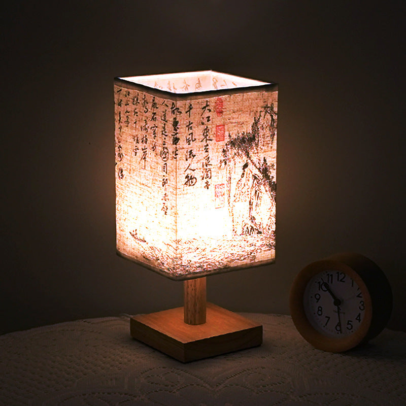 Bedroom Study Zen Ancient Poetry Small Night Lamp