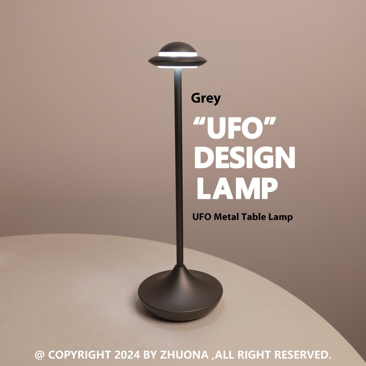 UFO Table Lamp Metal Personality Creative