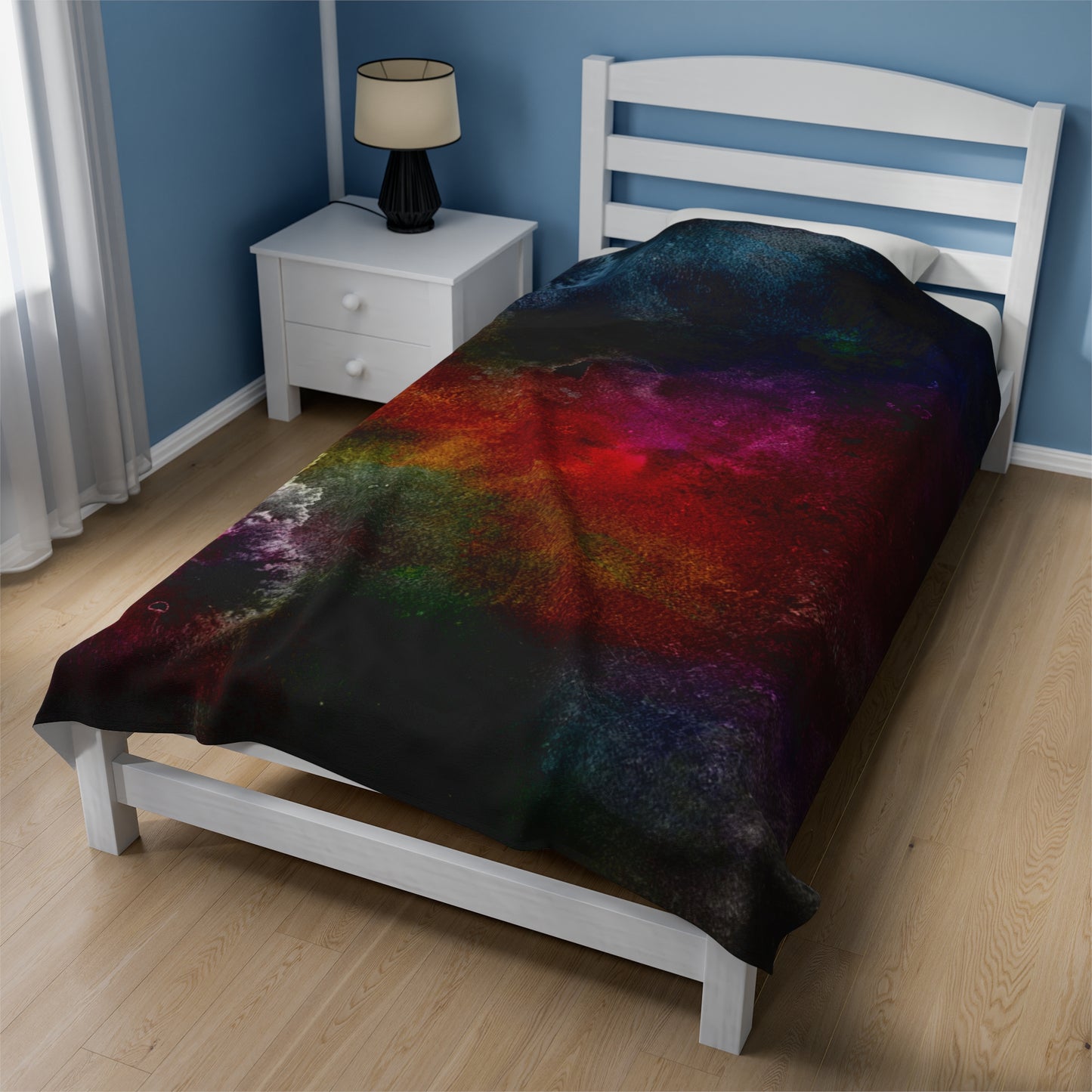 Dark Explosion  - Inovax Velveteen Plush Blanket