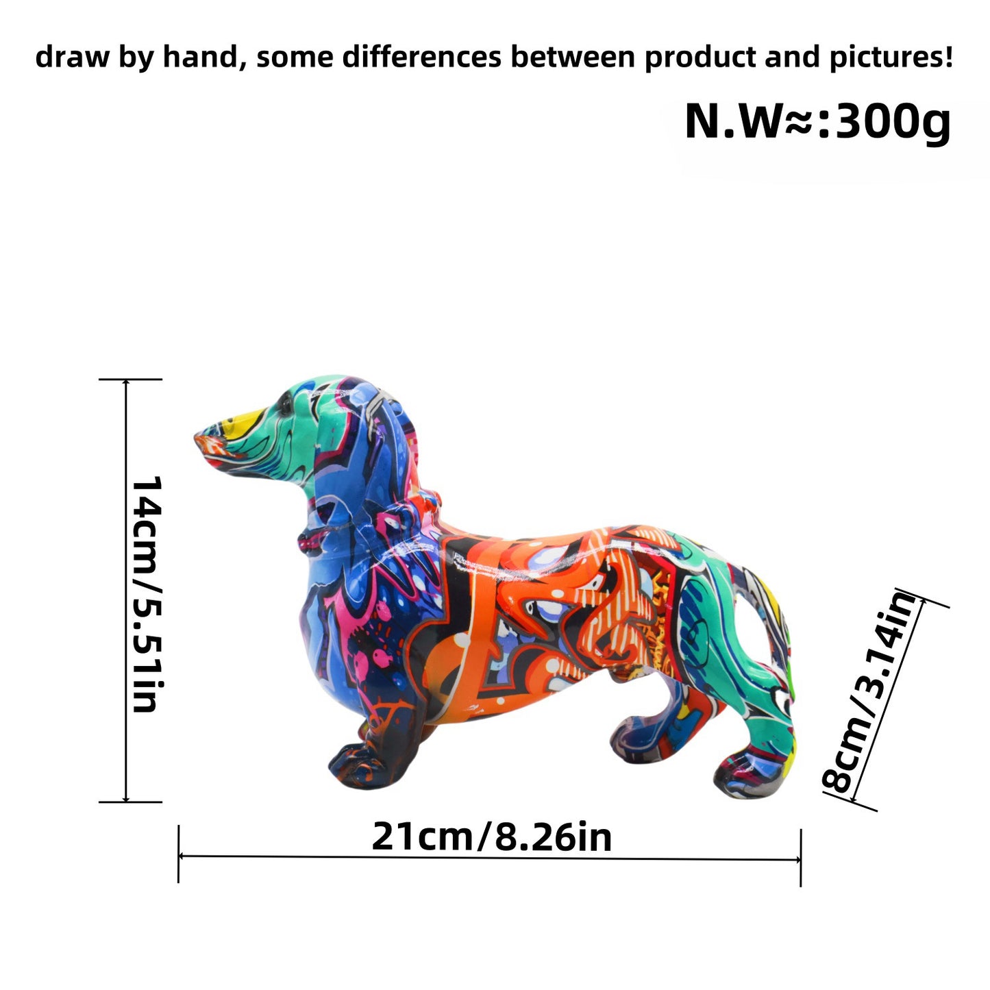 Simple Sausage Dog Decoration Creative Home Wine Cabinet Decoration Office Desk Surface Panel Ornament Craft