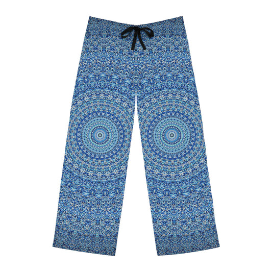 Mandala bleu - Pantalon de pyjama pour hommes Inovax