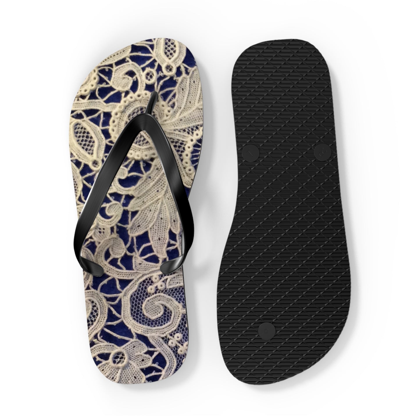 Golden and Blue - Inovax Flip Flops