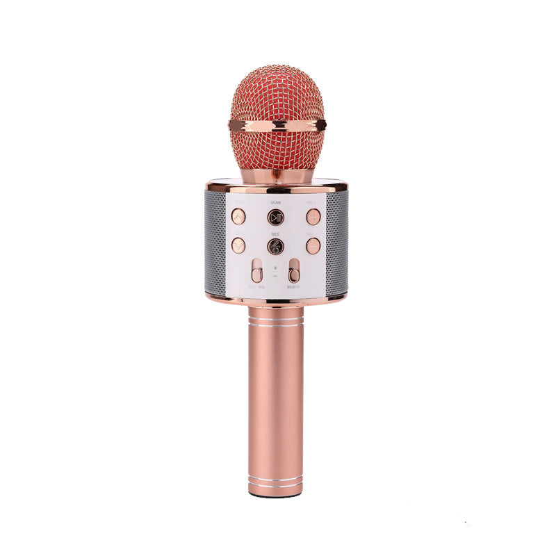 Microphone sans fil Portable Bluetooth, Mini Ktv domestique pour jouer de la musique, haut-parleur chantant