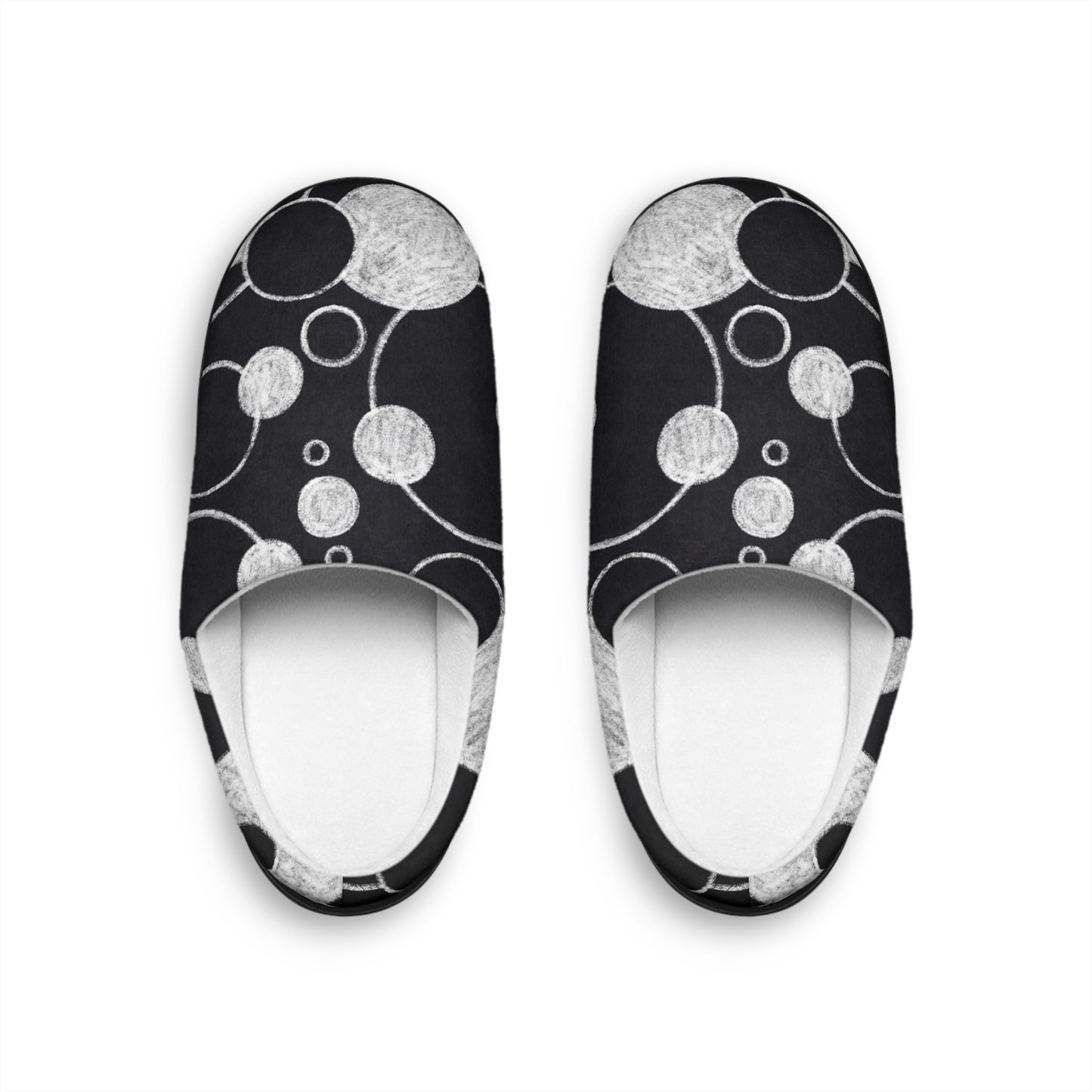 Black Dots - Inovax Women's Indoor Slippers