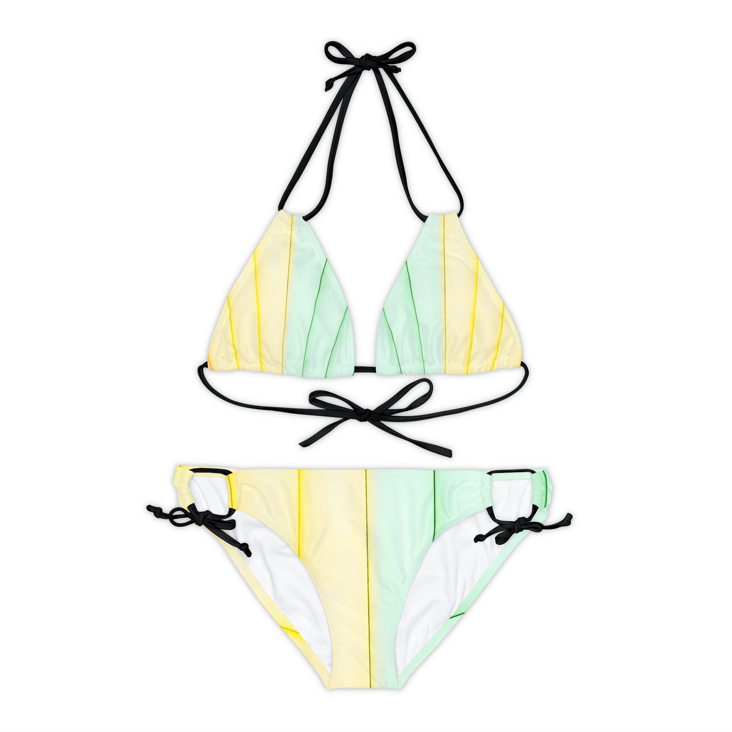 Arco iris - Conjunto de bikini con tiras Inovax