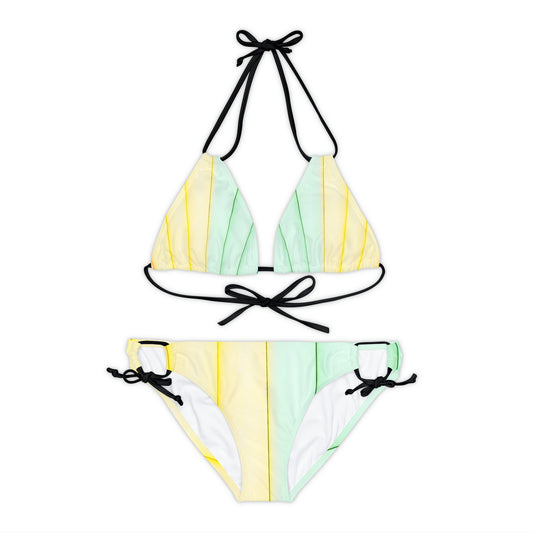 Arco iris - Conjunto de bikini con tiras Inovax