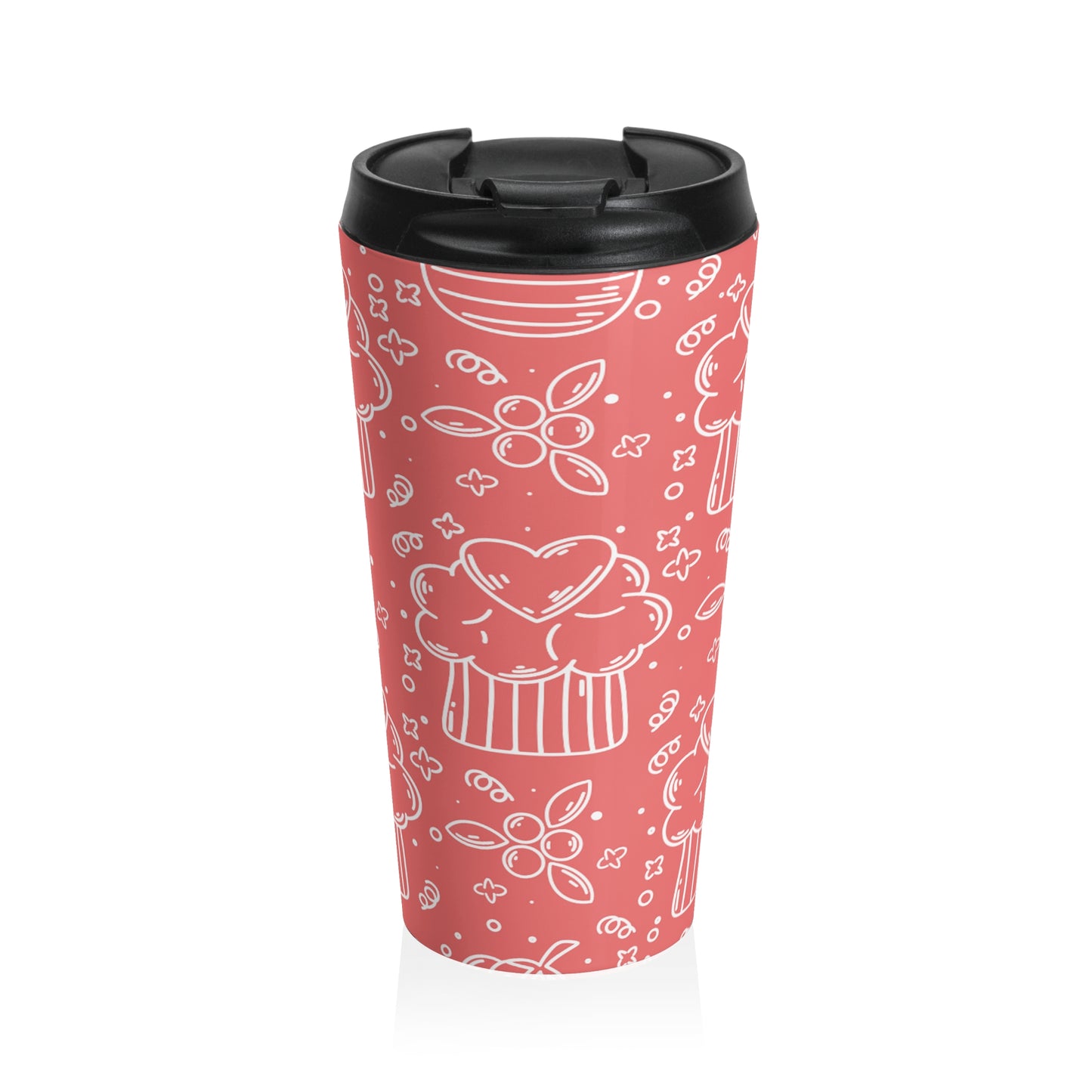 Doodle Pancake - Inovax Stainless Steel Travel Mug