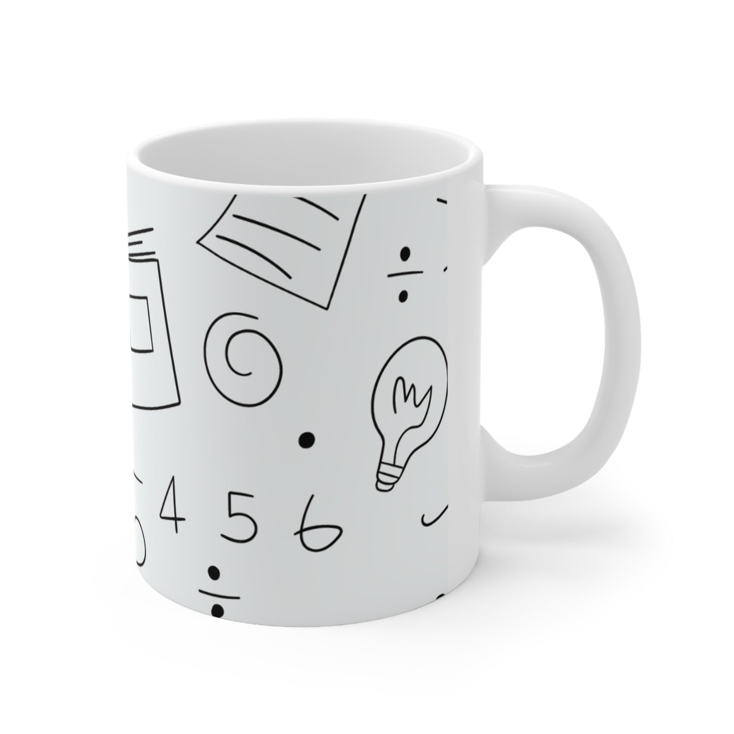 Doodle - Taza de cerámica Inovax 11oz