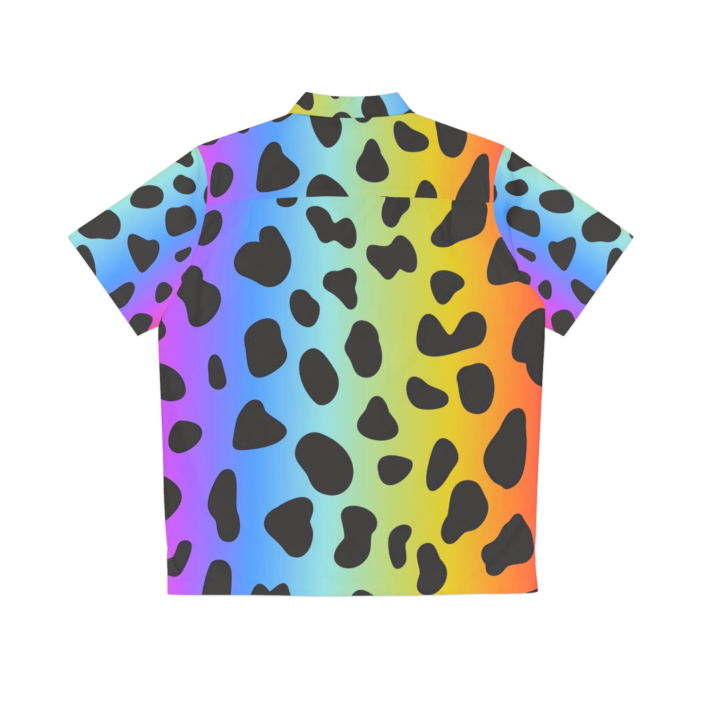 Jaguar colorido - Camisa hawaiana para hombre Inovax