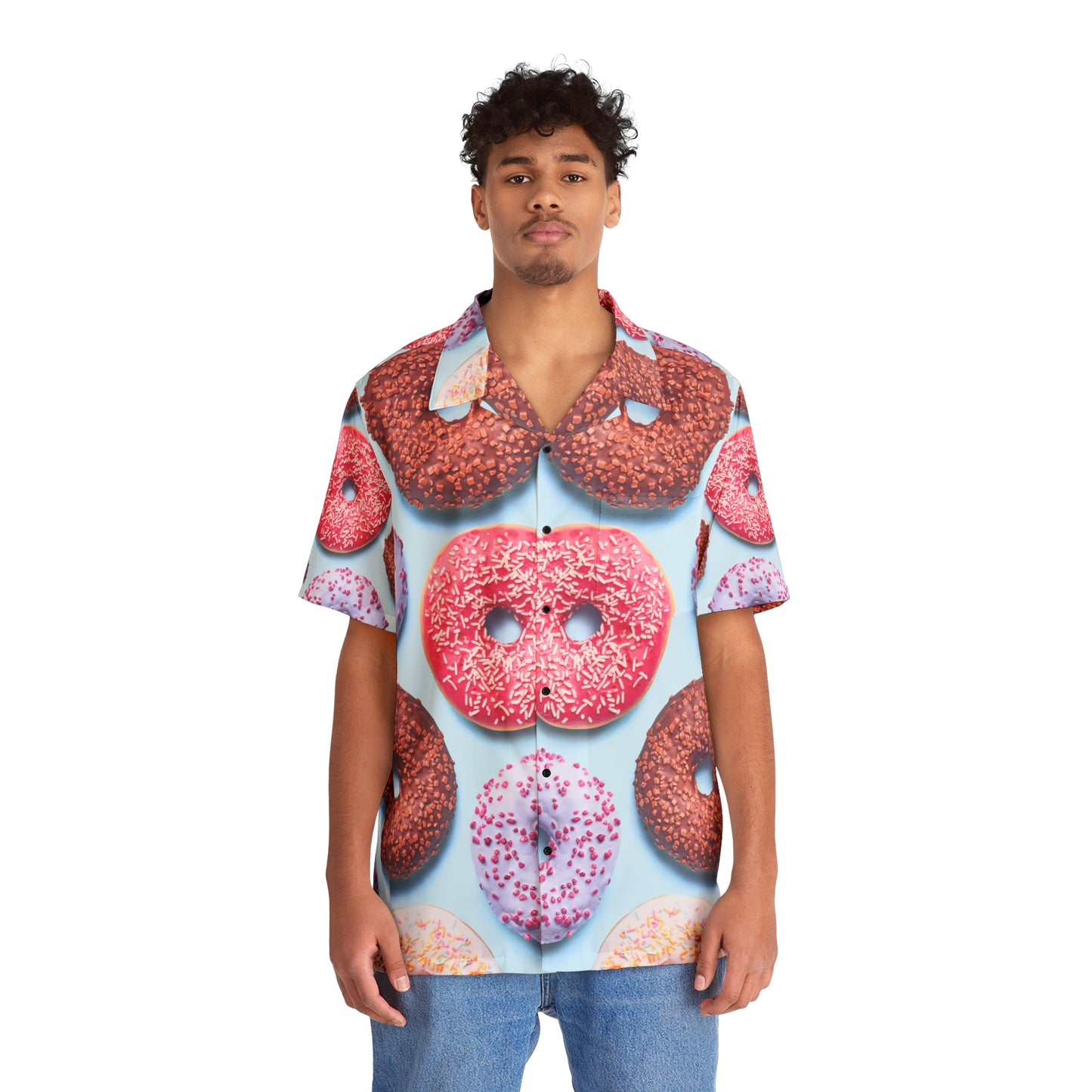 Donuts - Chemise hawaïenne pour hommes Inovax