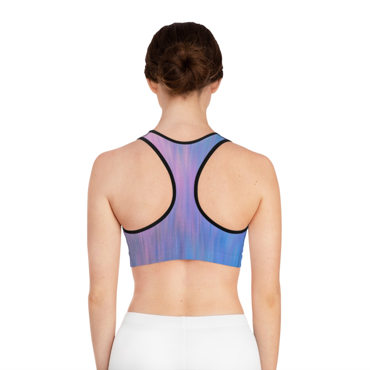 Blue & Purple Metalic - Inovax Sports Bra