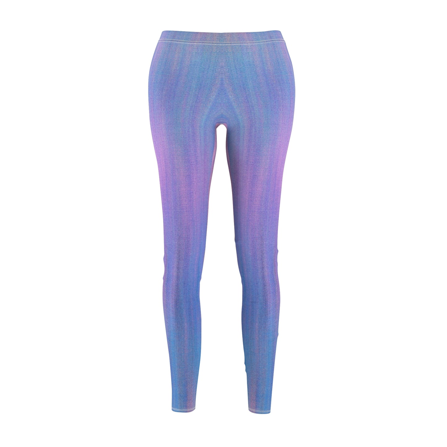 Bleu et violet métallisé - Inovax Legging décontracté coupé-cousu pour femme