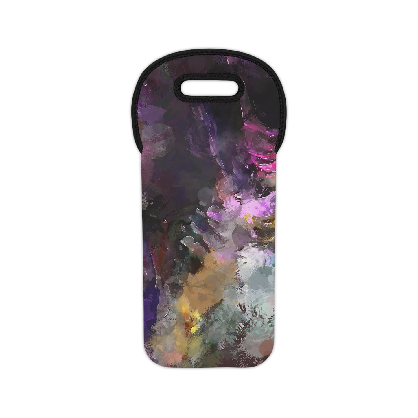 Purple Painting - Inovax Wine Tote Bag