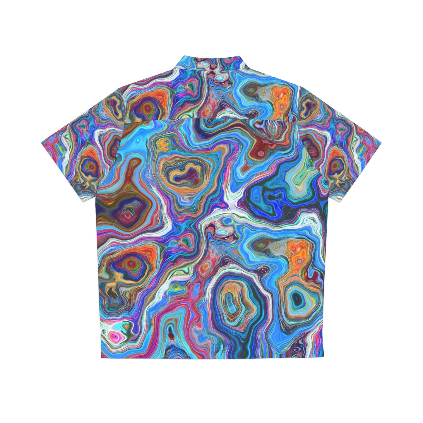 Trippy Liquid - Camisa hawaiana para hombre Inovax