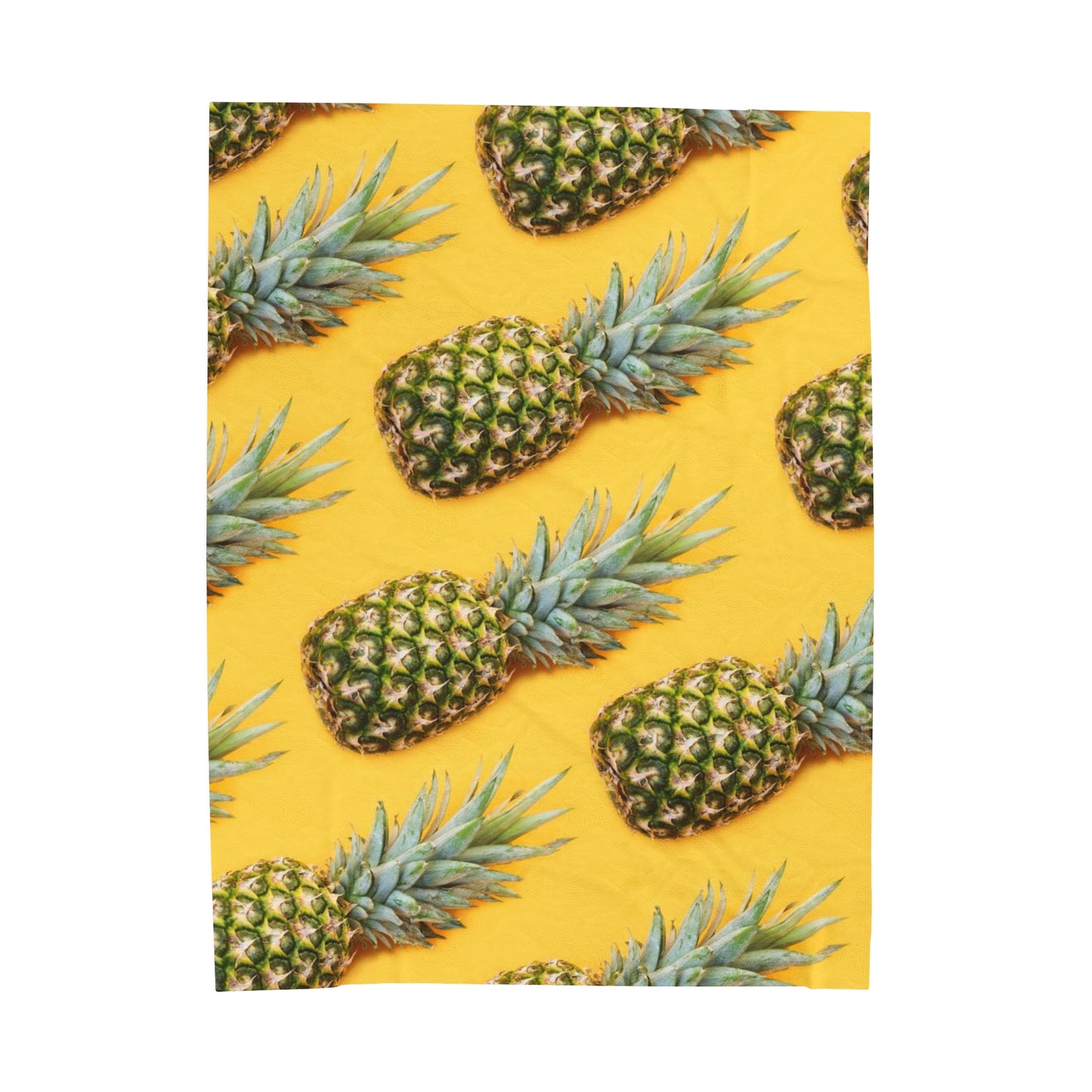 Ananas - Couverture en peluche Inovax Velveteen