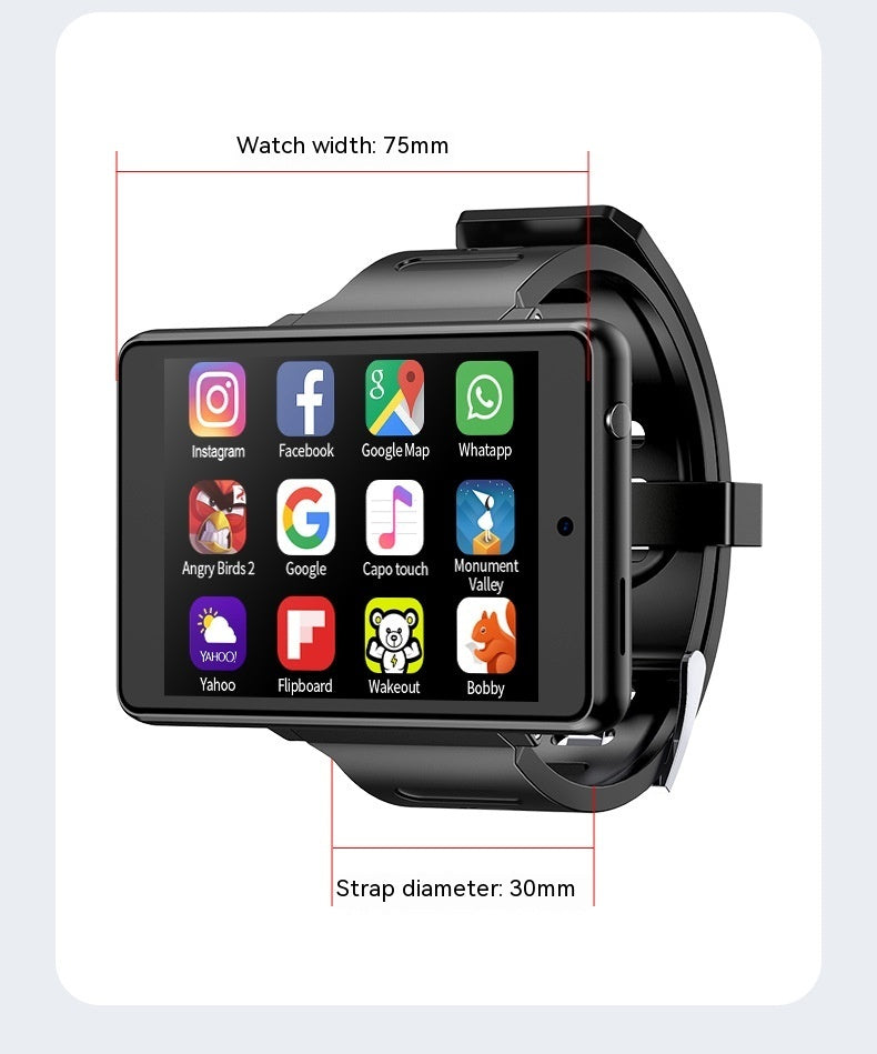 Montre intelligente X2800, positionnement WIFI, double caméra GPS