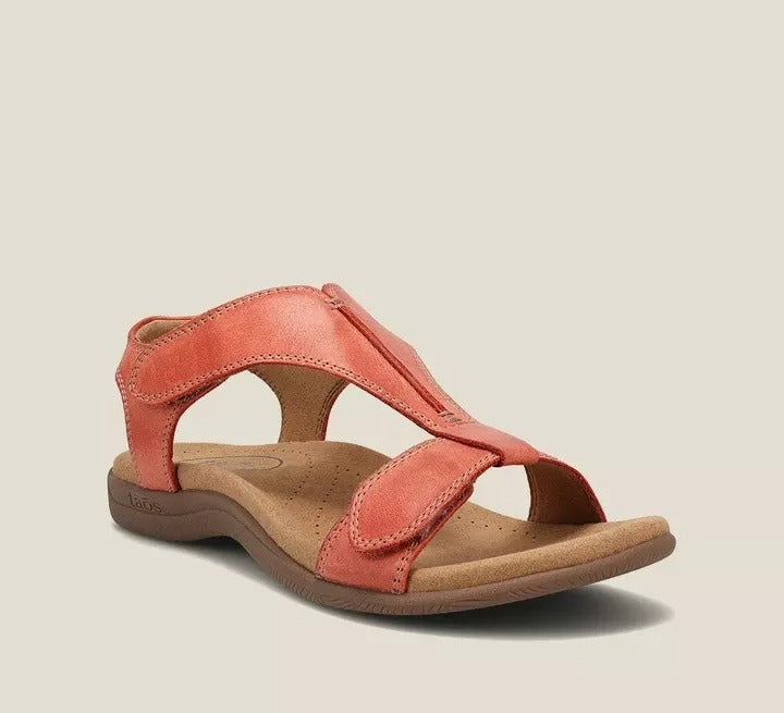 Sandalias con correa de velcro y cuña de plataforma para mujer con hebilla de velcro de suela gruesa grande