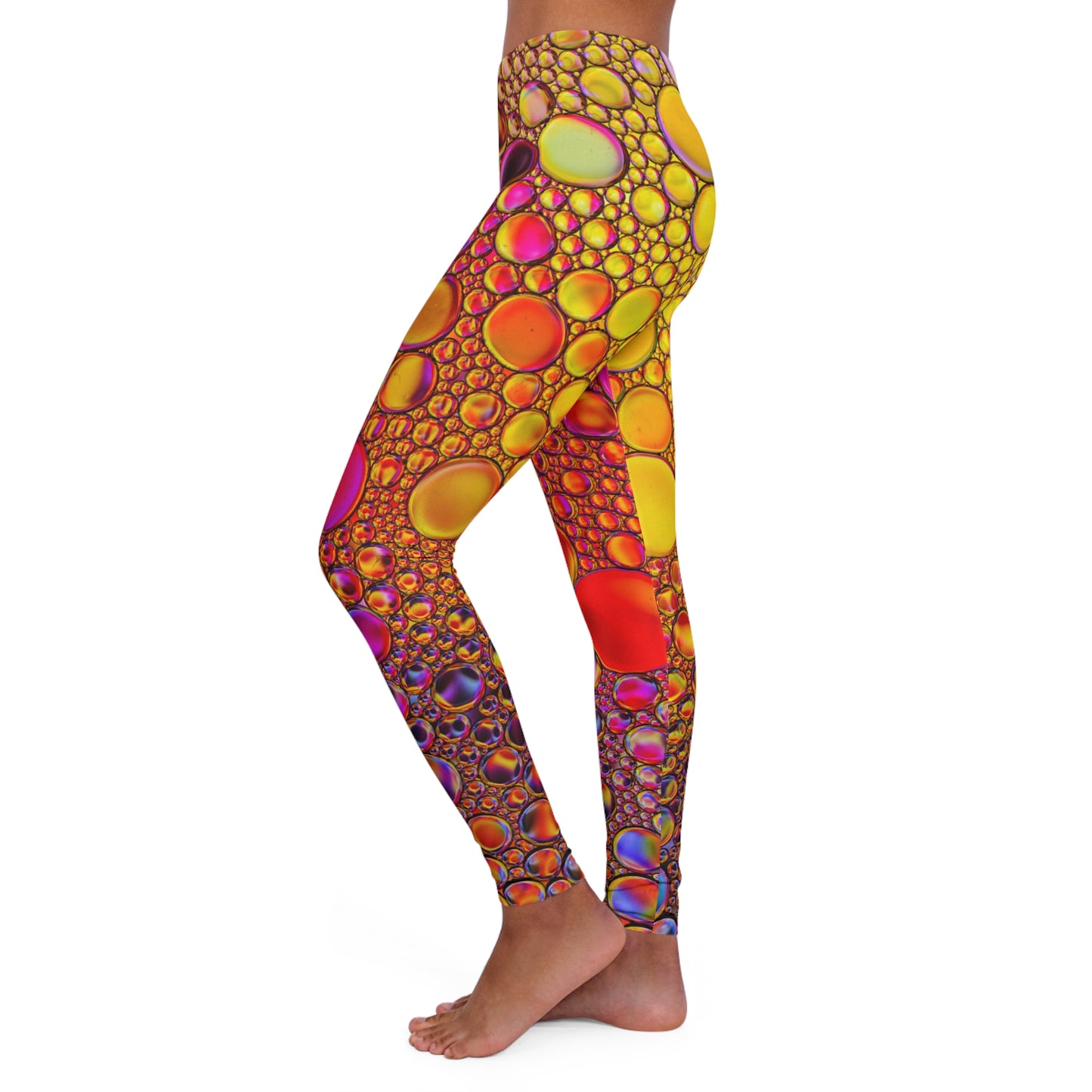 Couleurs scintillantes - Leggings en spandex Inovax pour femmes