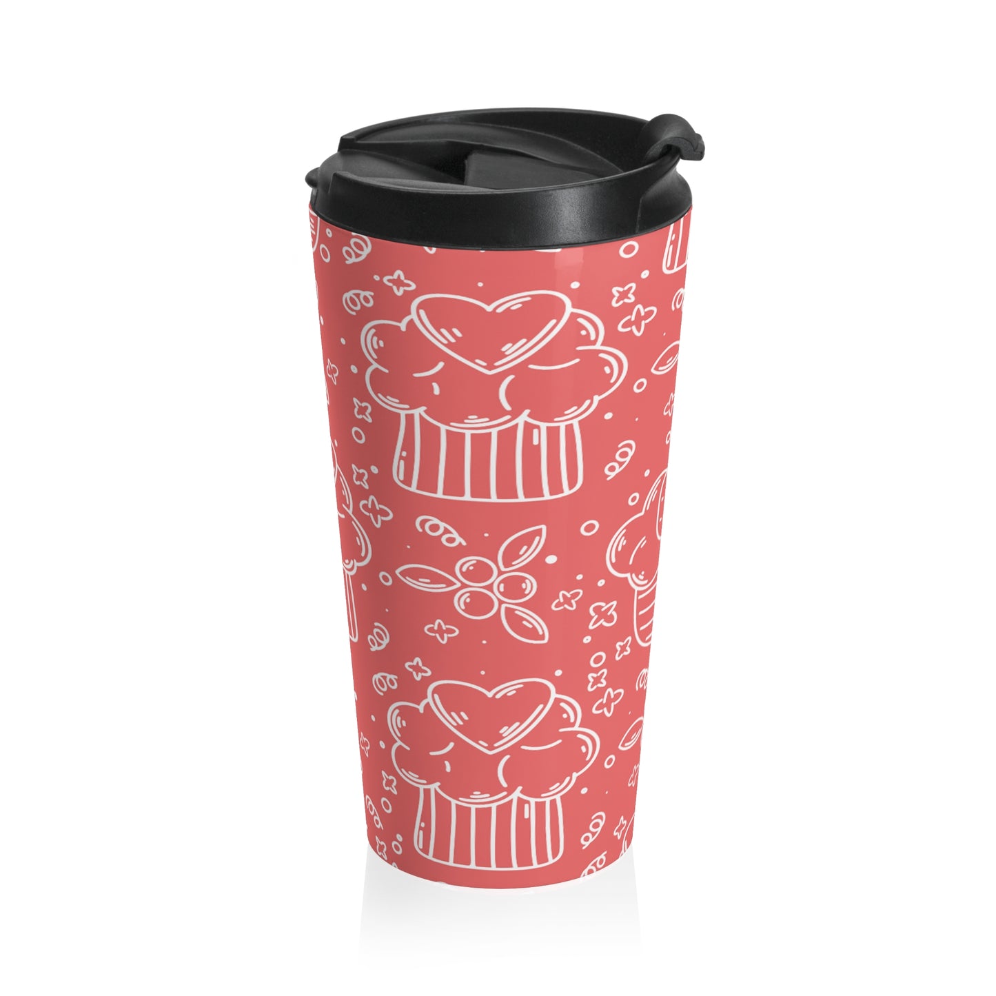 Doodle Pancake - Tasse de voyage en acier inoxydable Inovax