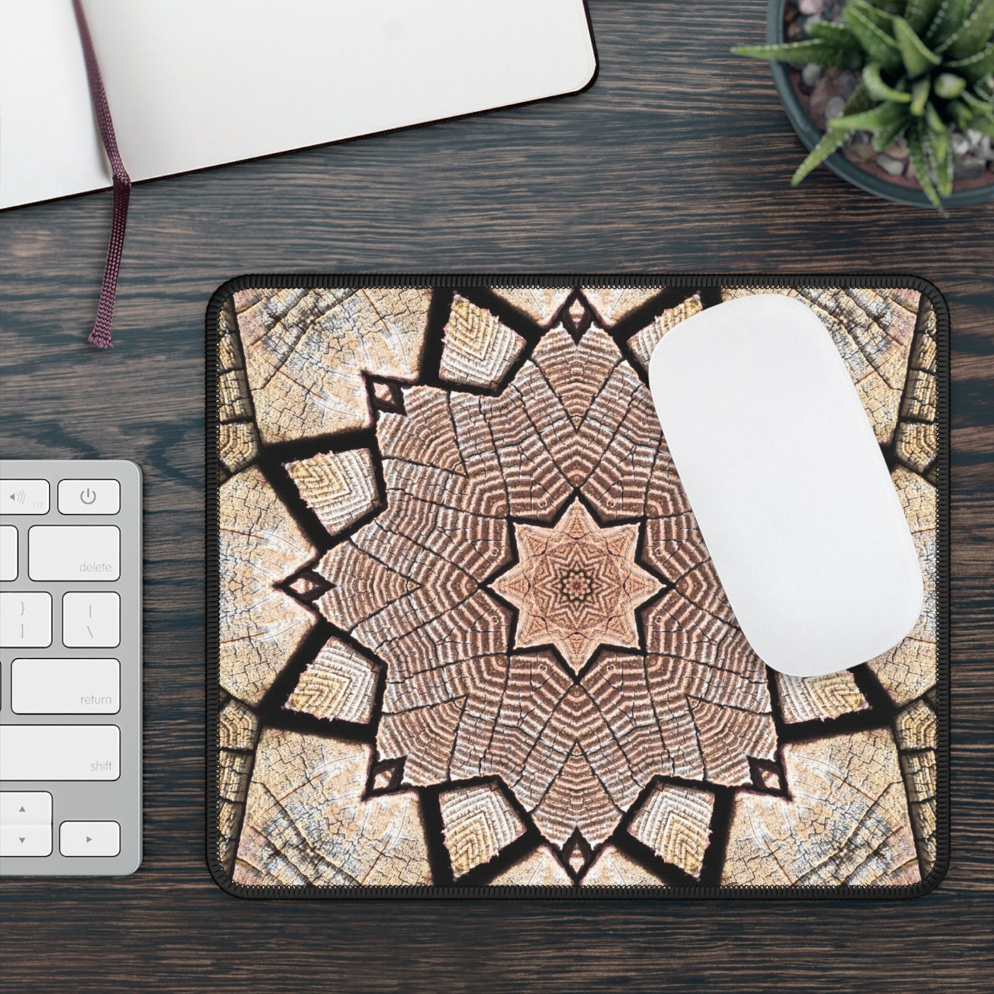 Brown Mandala - Inovax Gaming Mouse Pad