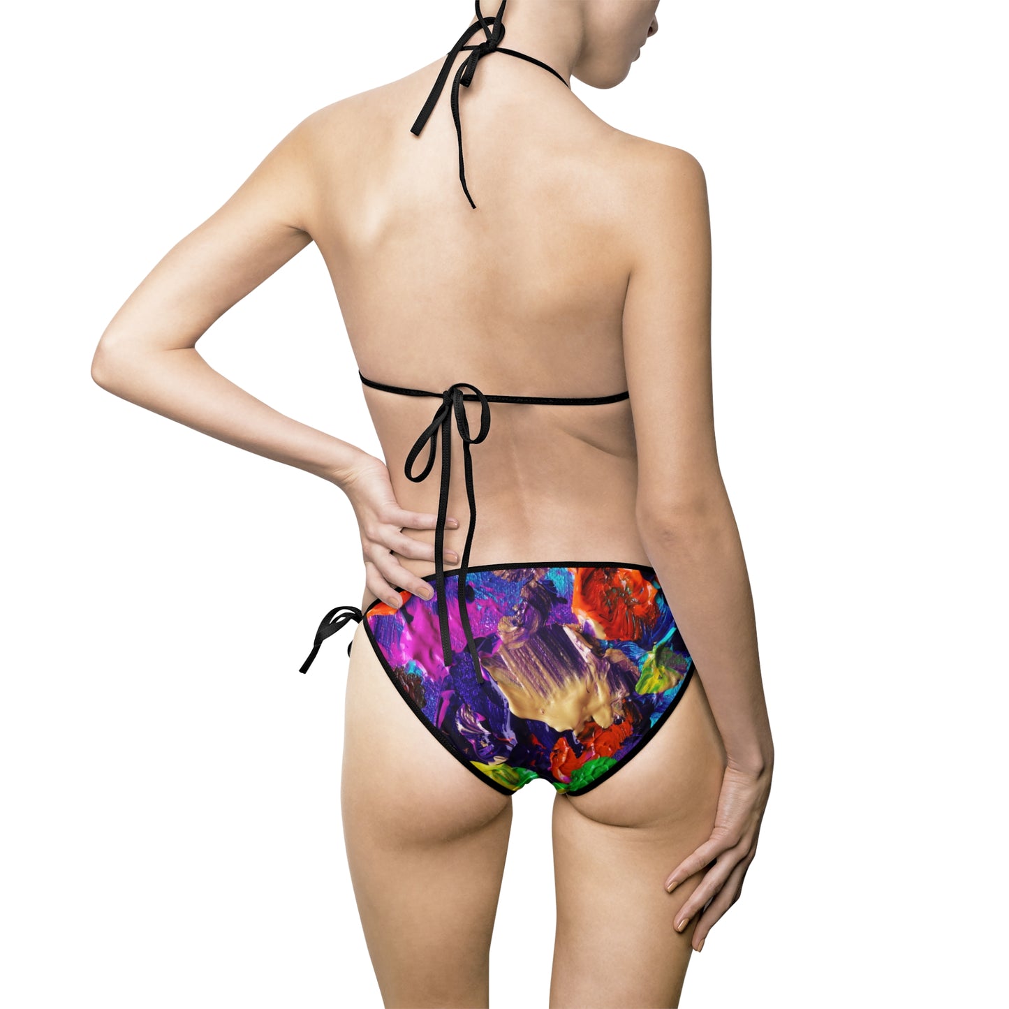 Color Paintings - Inovax Women's Bikini Swimsuit