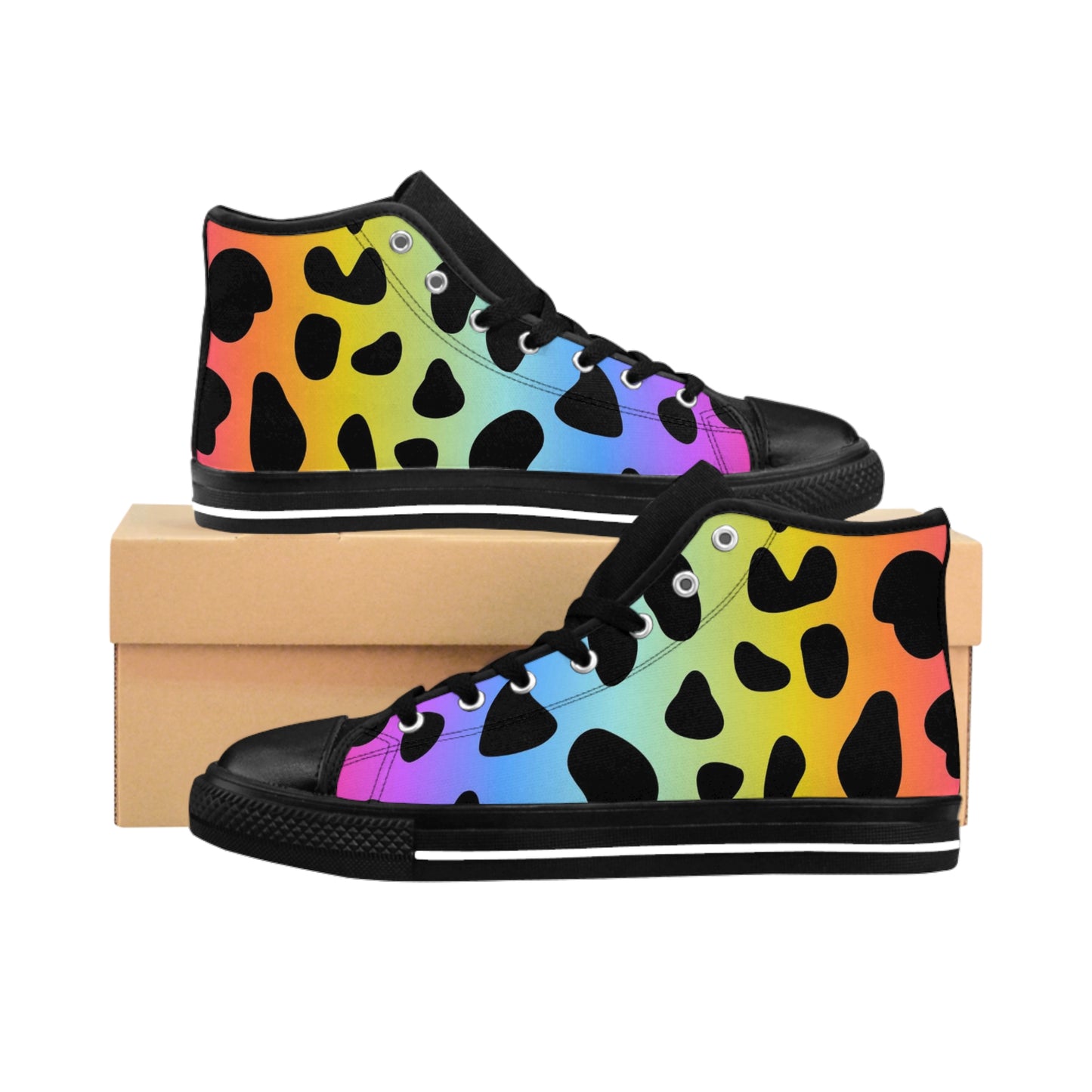 Colorful Jaguar - Inovax Women's Classic Sneakers