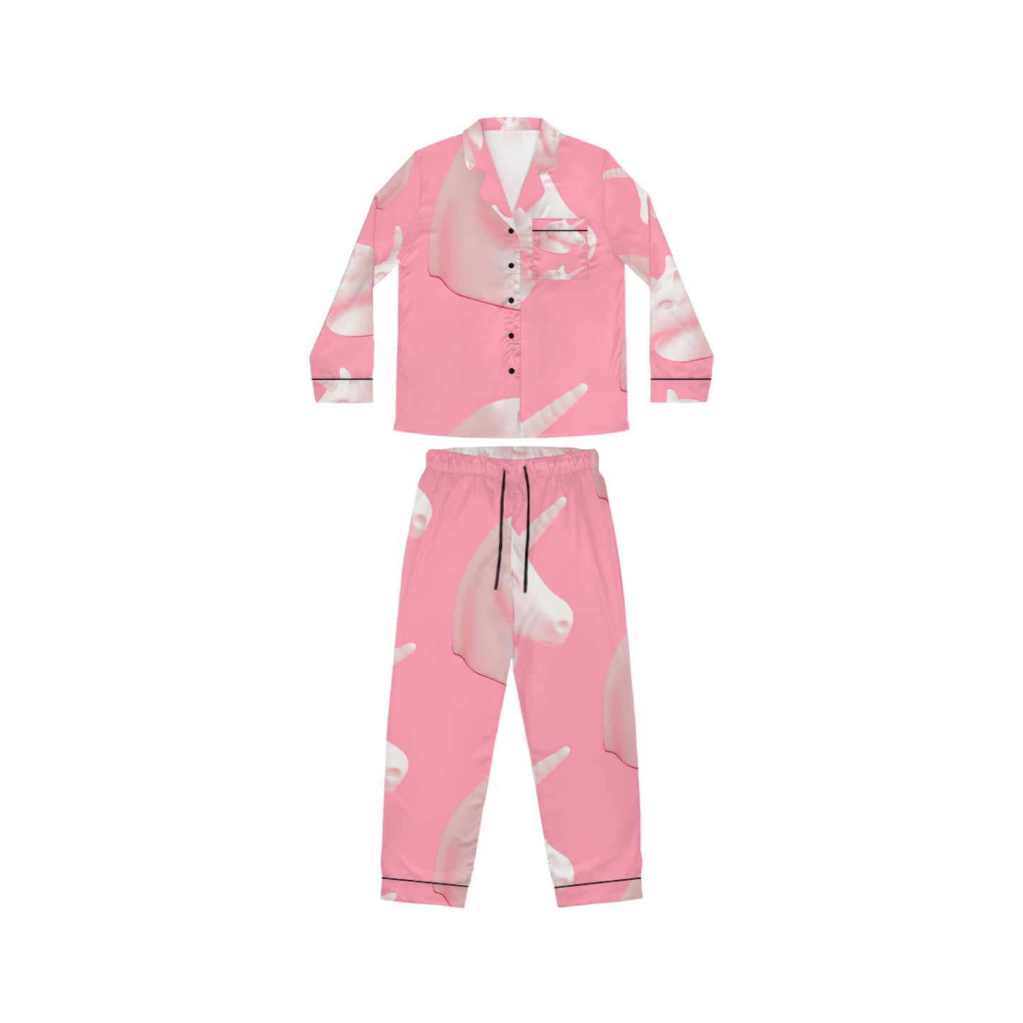 Licorne - Pyjama en satin pour femme Inovax