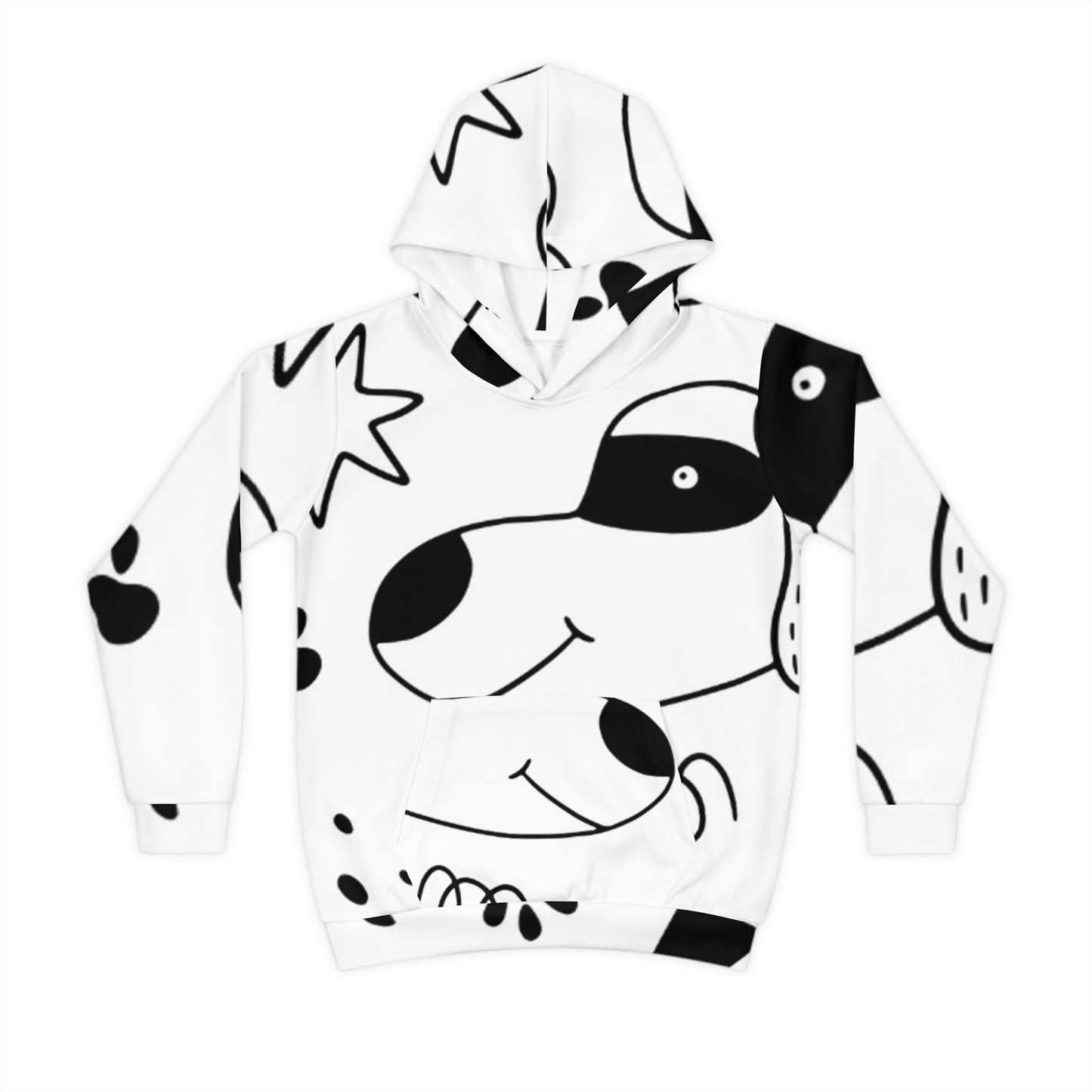 Doodle Chiens et Chats - Sweat à capuche pour enfants Inovax