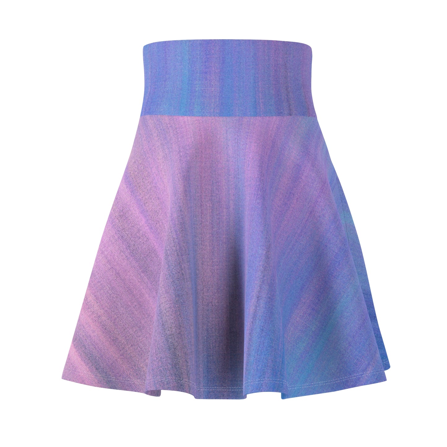 Azul y Morado Metalizado - Falda Skater Inovax Mujer