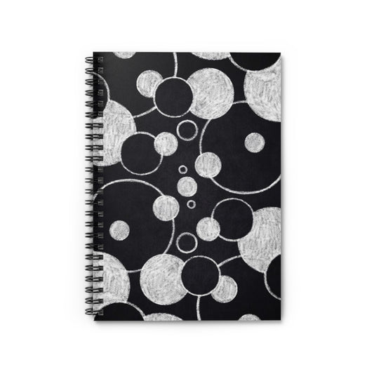 Black Dots - Inovax Spiral Notebook (Ruled Line)