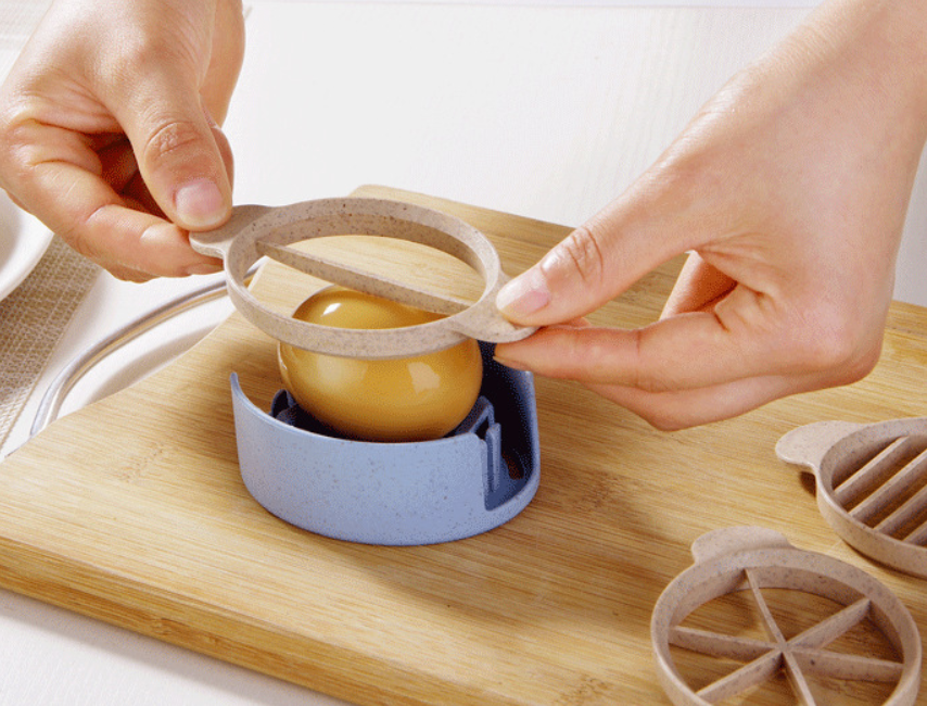 Coupe-œufs en paille de blé, séparateur d'œufs, fournitures de cuisine