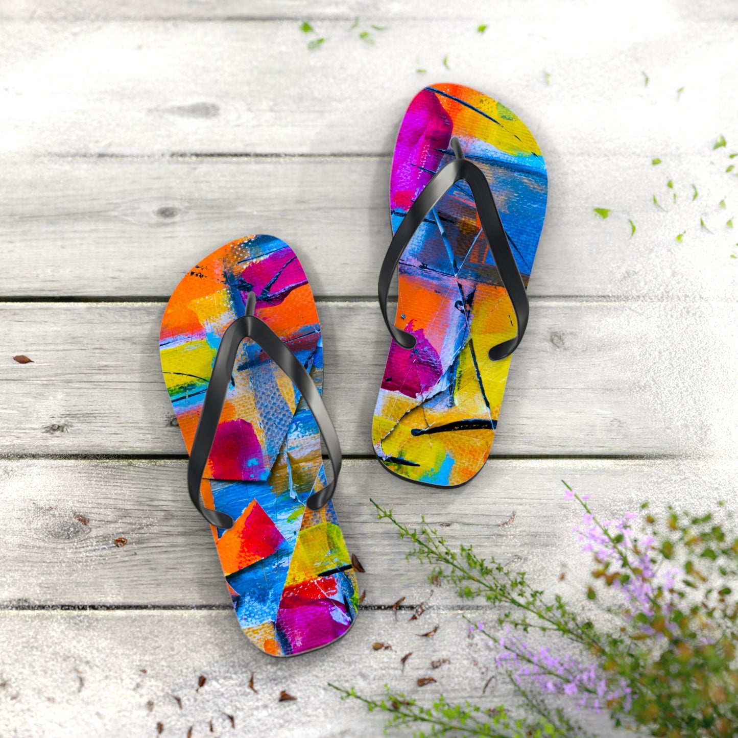 Square Colors - Inovax Flip Flops