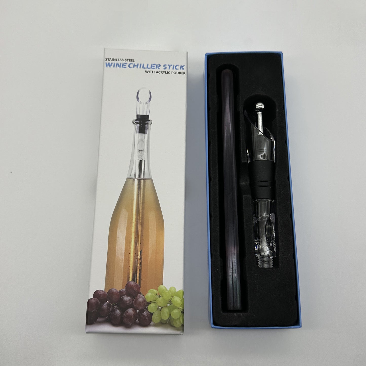 Bâton de refroidissement de bouteille de vin en acier inoxydable, tige de refroidissement de vin étanche, refroidisseur de bière, bâton de congélation de boissons, outils de Bar