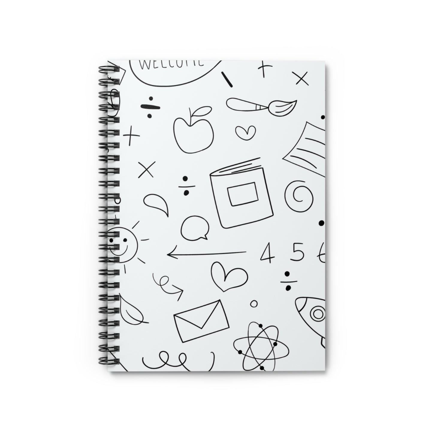 Doodle - Cuaderno espiral Inovax (línea reglada)