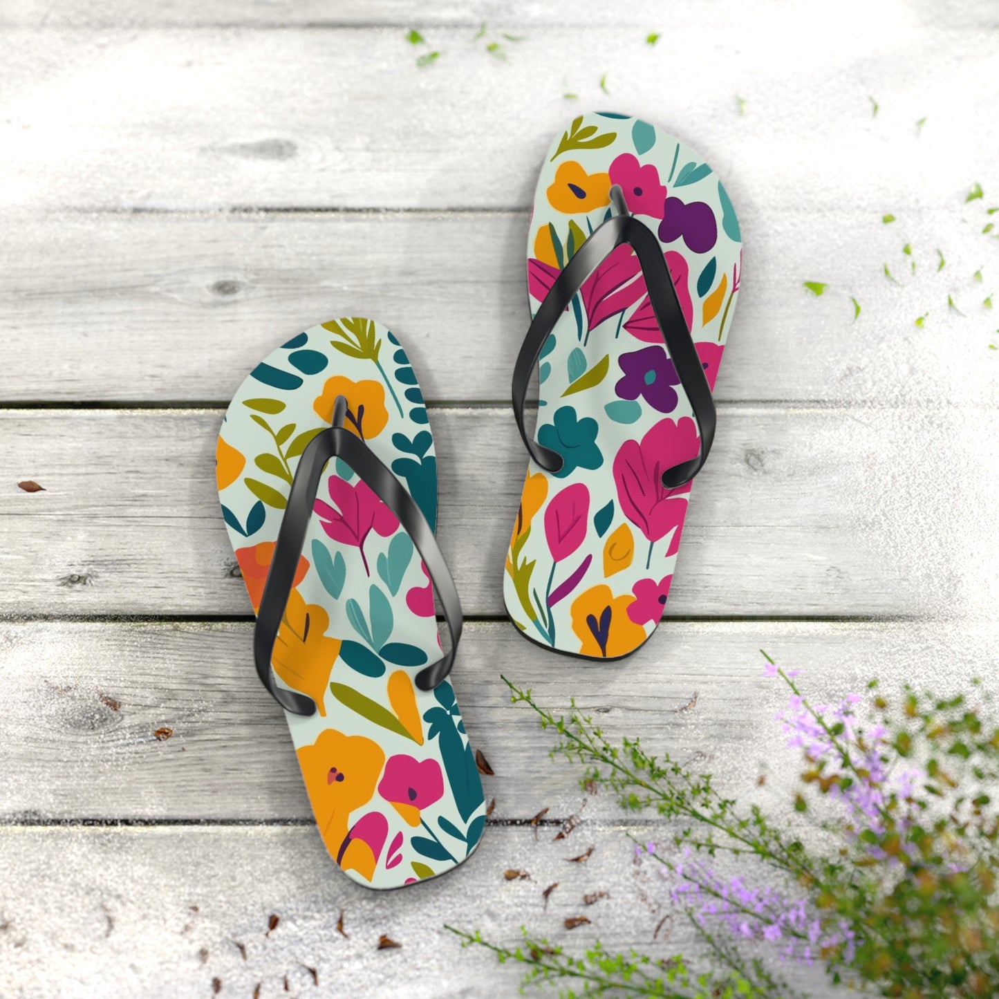 Flores claras - Chanclas Inovax