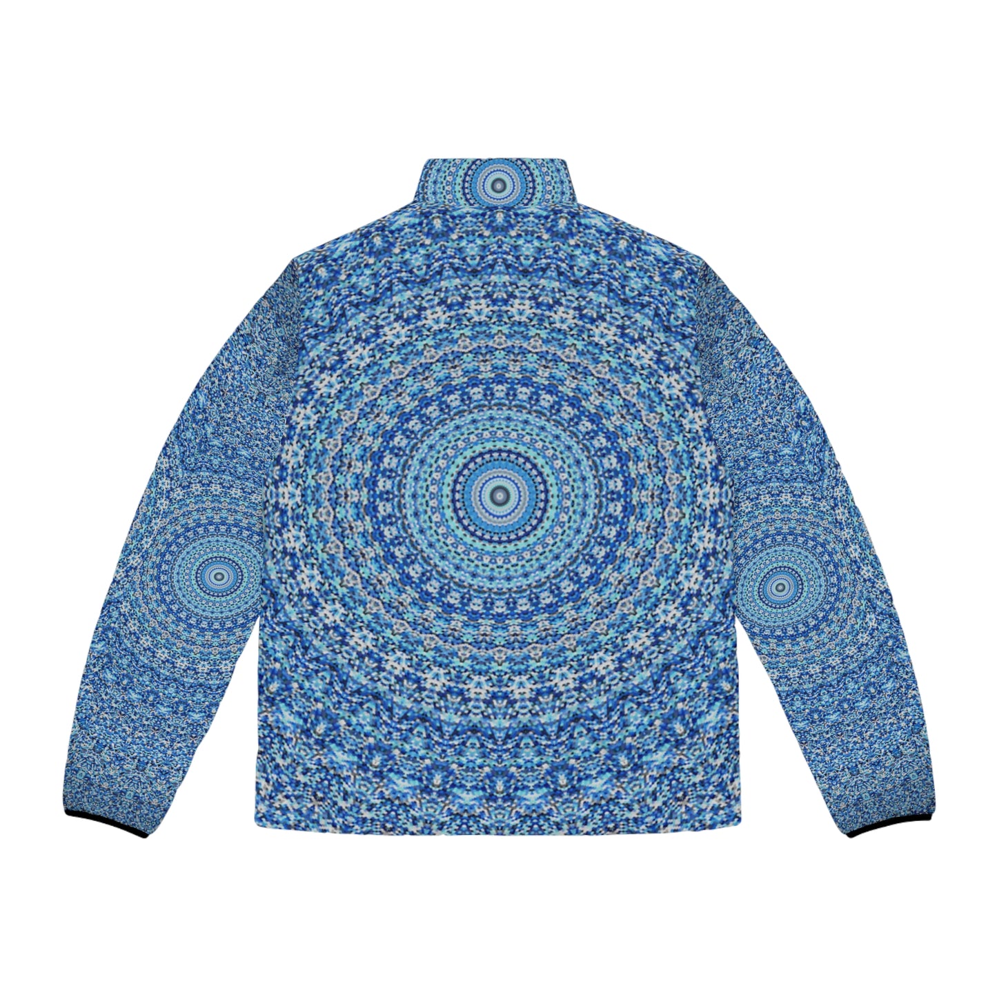 Blue Mandala - Men's Puffer Jacket