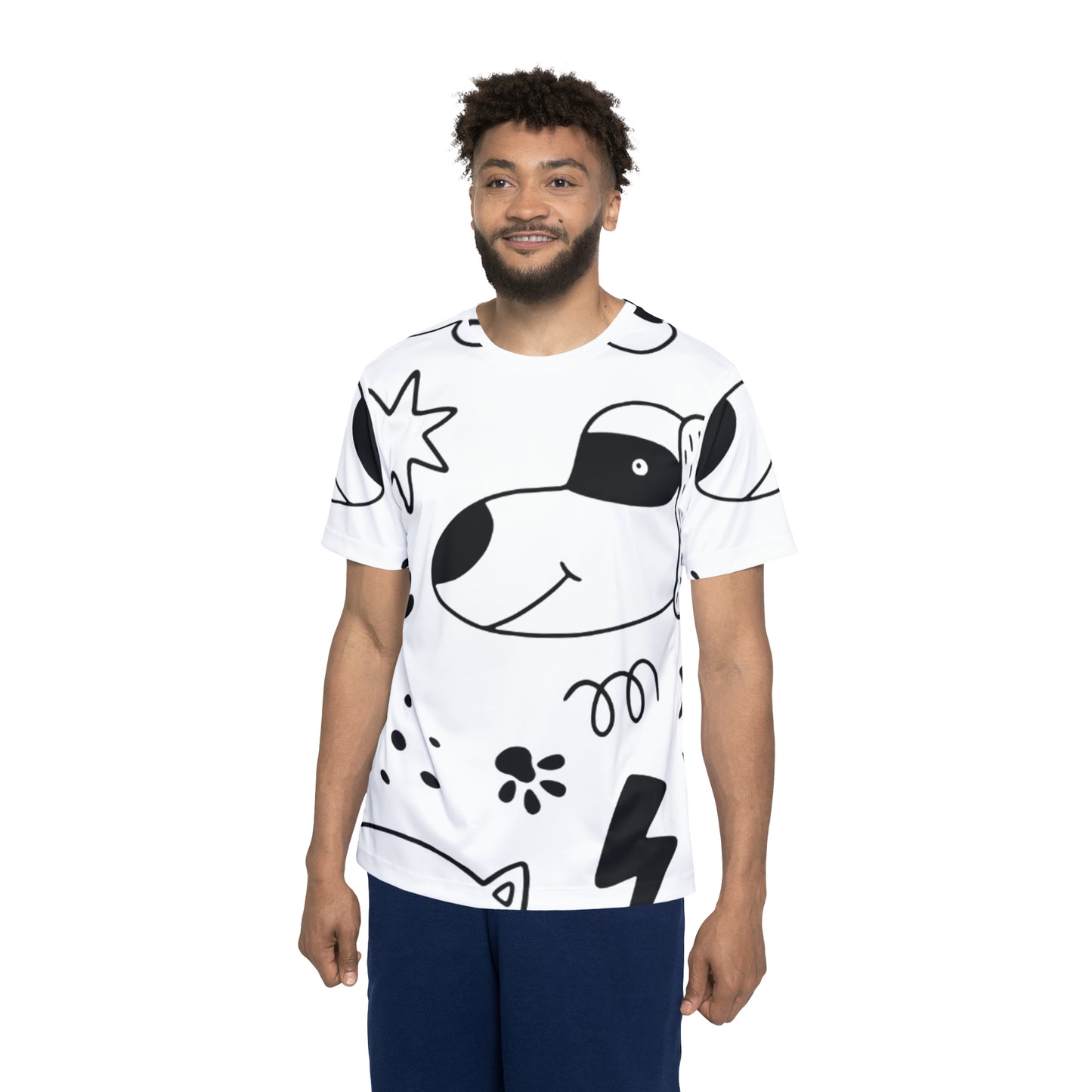 Doodle Chiens et Chats - Maillot de sport Inovax pour hommes