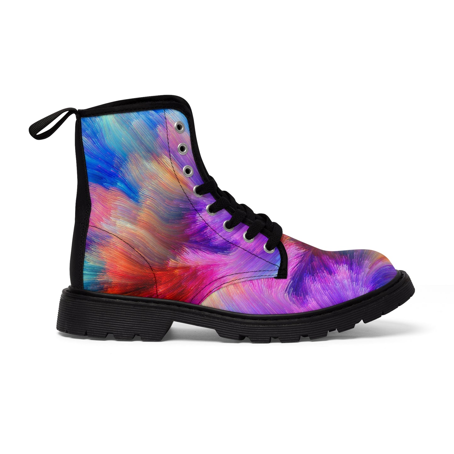 Neon Splash - Inovax Woman's Canvas Boots