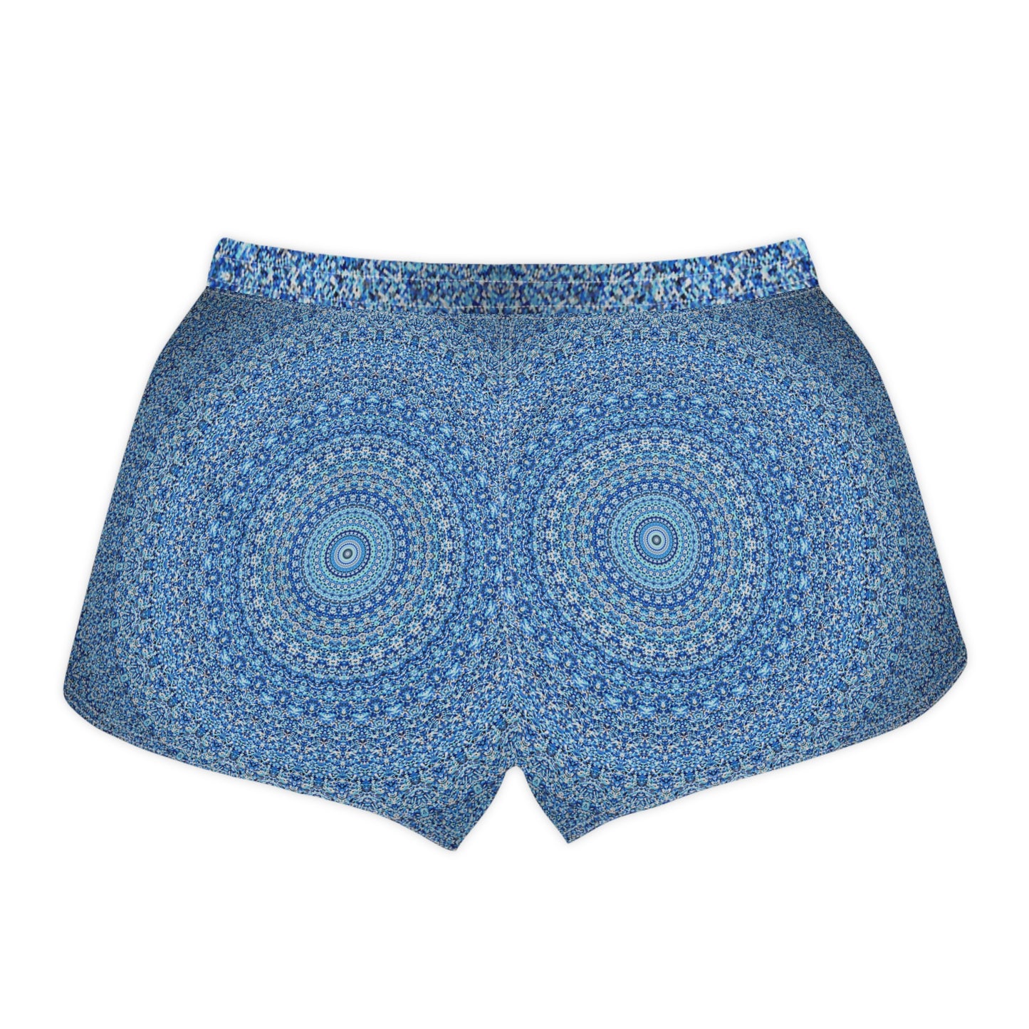 Mandala Azul - Shorts Casuales Inovax para Mujer