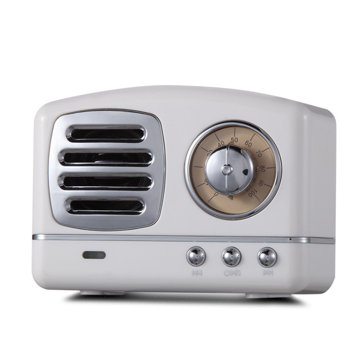 Altavoz Bluetooth inalámbrico con perilla Retro, tarjeta de disco U, Radio, Audio Bluetooth multicolor portátil