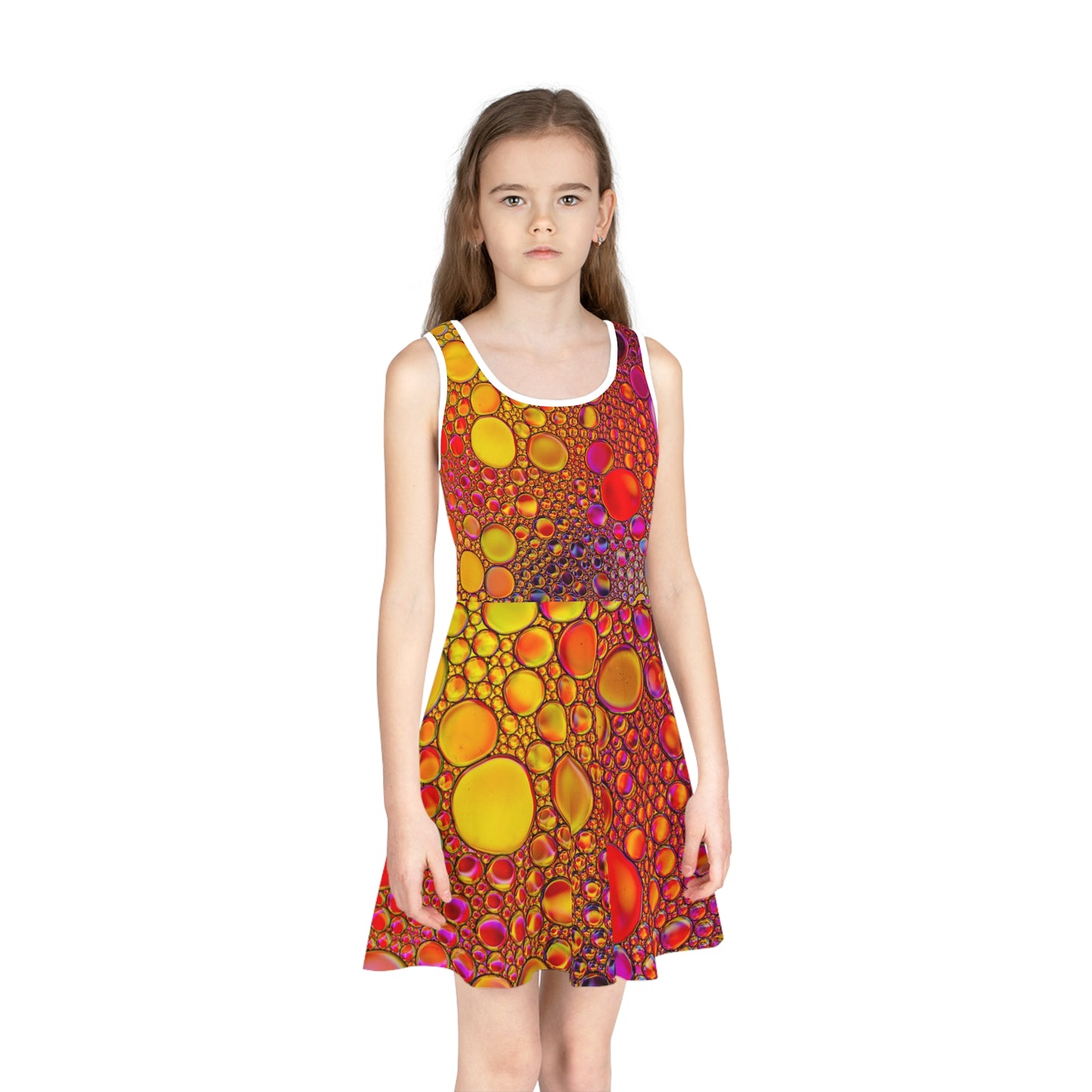 Sparkling Colors - Inovax Girl's Sleeveless Sundress