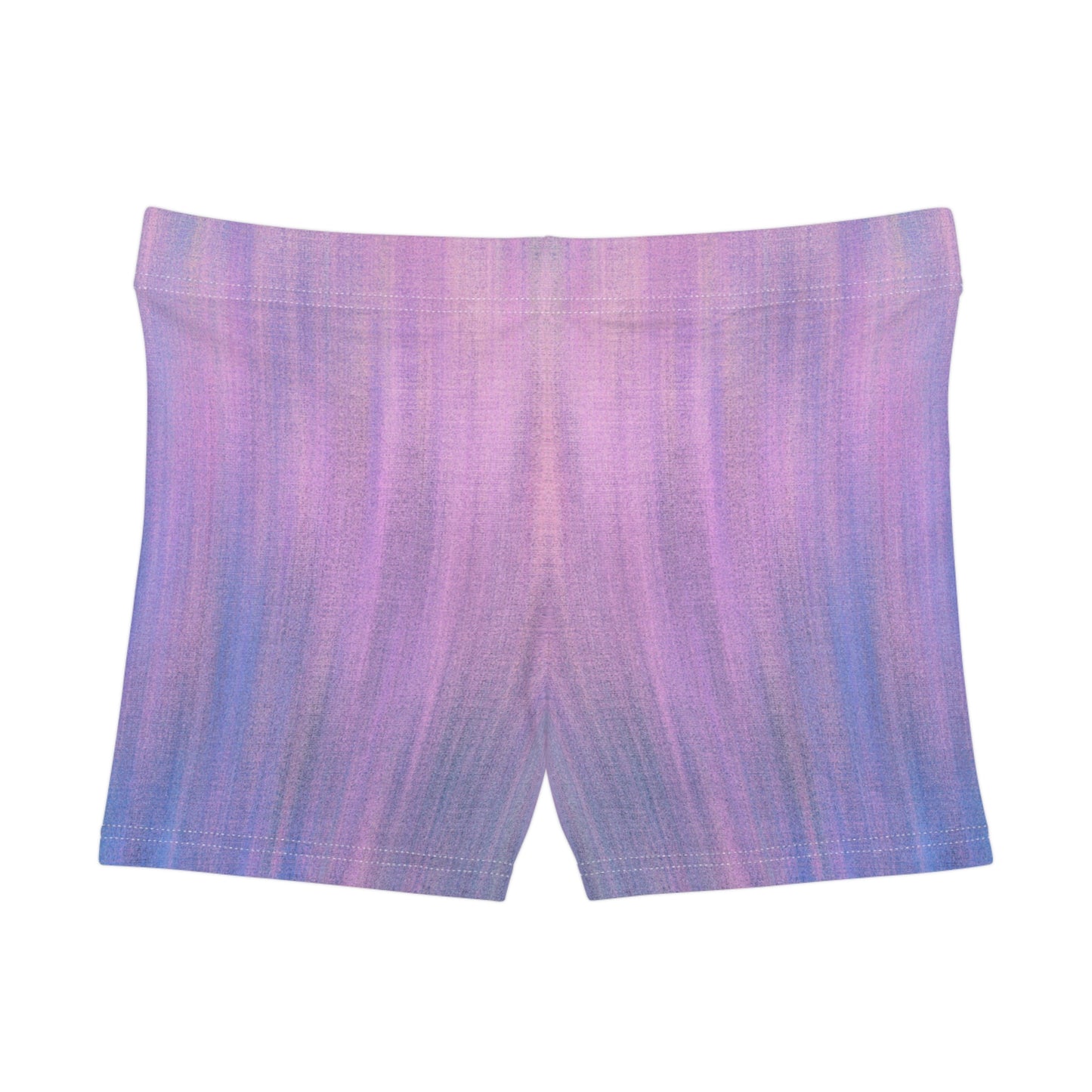 Blue & Purple Metalic - Inovax Women's Shorts