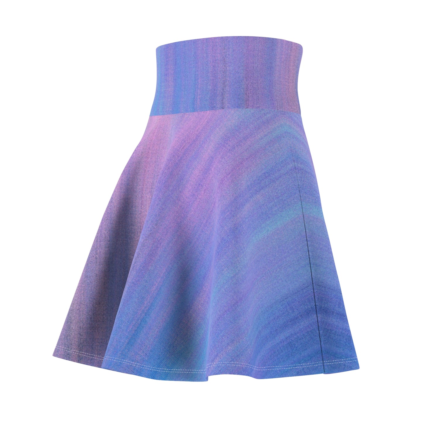 Azul y Morado Metalizado - Falda Skater Inovax Mujer